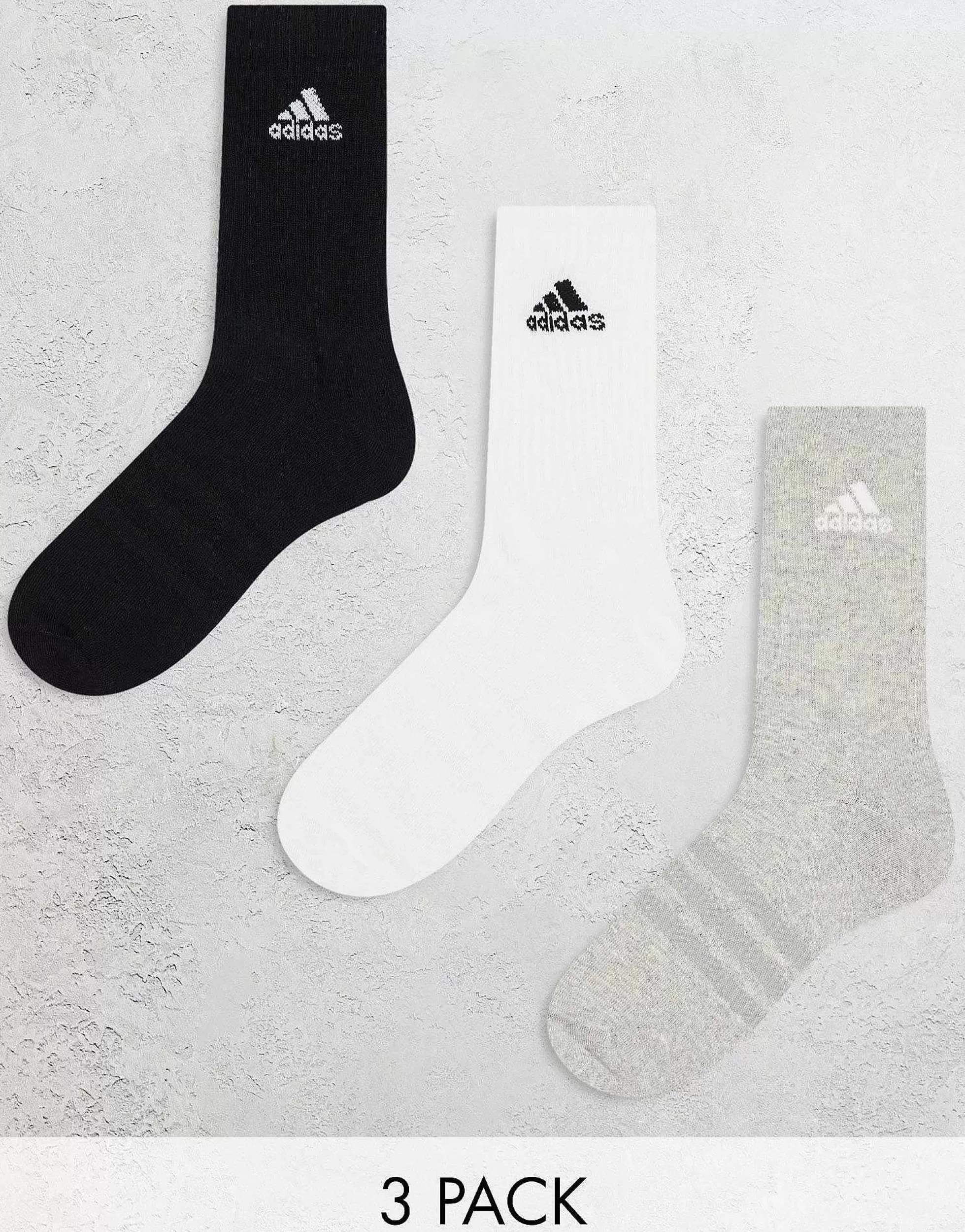 Women adidas performance Adidas Sportswear 3 Pack Crew Socks In Mutli