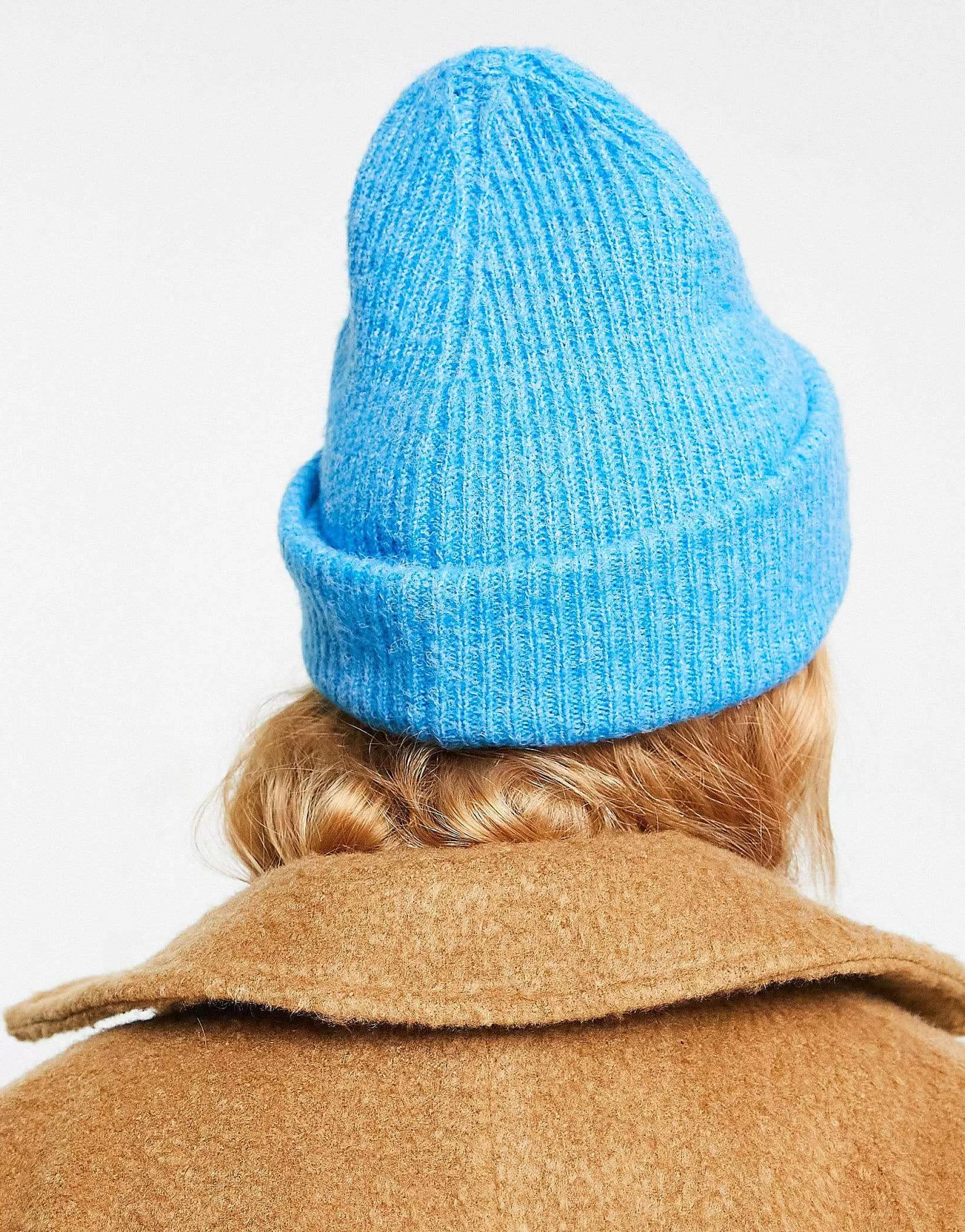 Women DESIGN Chunky Double Roll Beanie In