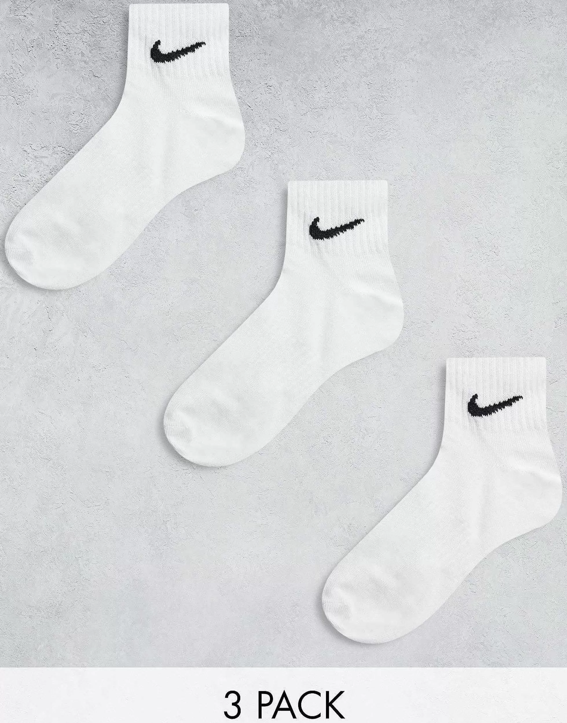 Women Nike Training 3 Pack Unisex Ankle Socks In