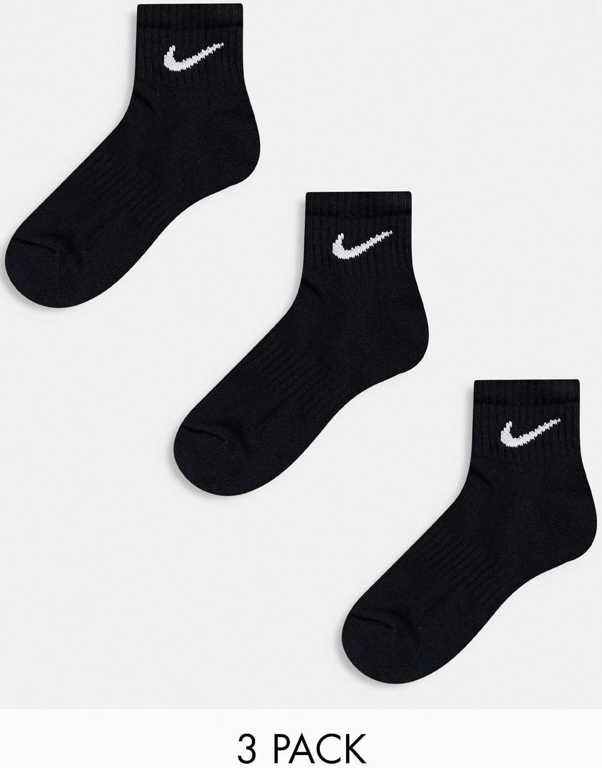 Men Nike Training Everyday Cushion Ankle Socks In